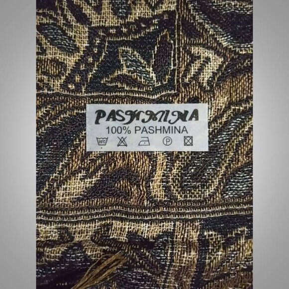 New REVERSIBLE Pashmina wrap shawl - Picture 5 of 5